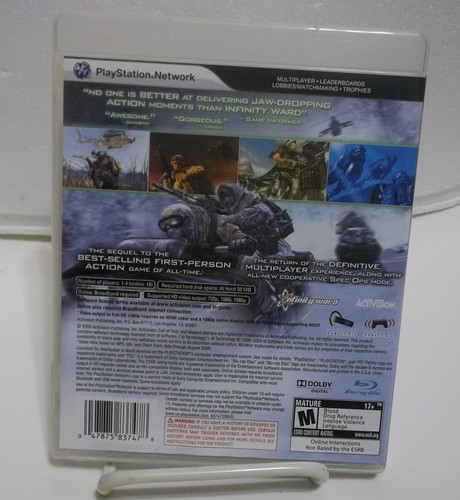 CALL of DUTY MODERN WARFARE 2 PlayStation 3, 2009 - Picture 2 of 5