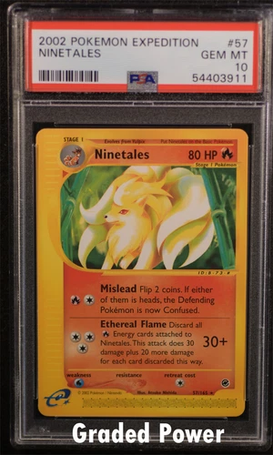 Expedition Ninetales PSA 10 57/165 Pokemon (3911)