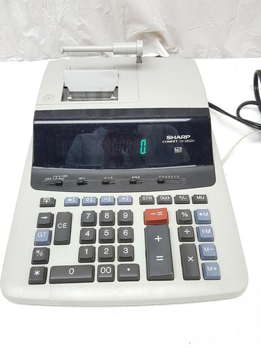 Sharp Compet VX-2652H Electronic Printer Calculator Desktop - Working Condition! - 第 1/6 張圖片