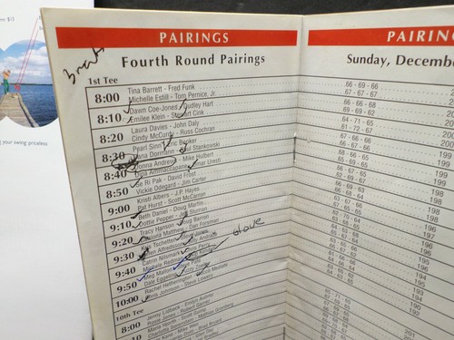 2 Stück '98 JCPenny Classic; '04 Bay Hill Invitational Tiger Woods Cover PGA Guides - Bild 5 von 11
