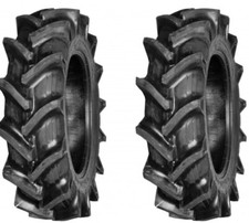2 (two)- 11.2-28 Tractor Tires R-1 Tubeless 8 Ply Ag Tractor Hd Tires 11.2 28