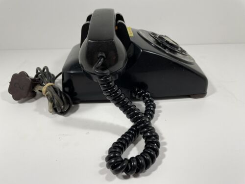 Telefono vintage Western Electric 1963 Bell System nero rotante con spina - Foto 5 di 11