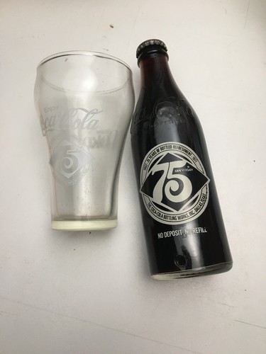 1977 Coca Cola Dallas TX Bottling Works 75th Anniversary Commemorative Bottle - Bild 1 von 4