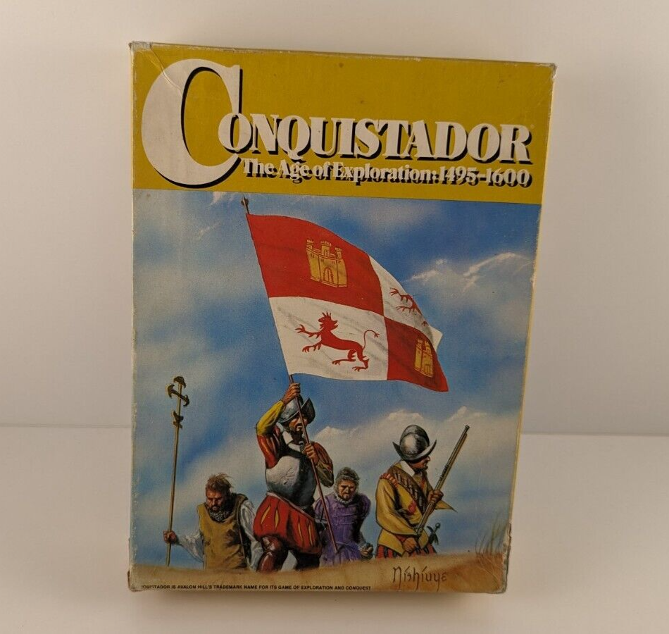 Conquistador The Age of Exploration Board Game Unpunched Avalon