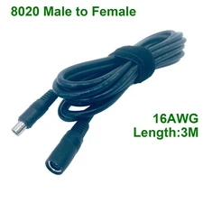 DC 8020 8mm Solar Panel 16AWG Generator Portable Power Station Extension Cable