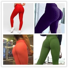 Anti-Cellulite Booty Lifting Leggings   High Waist Scrunch Yoga Pants for Women