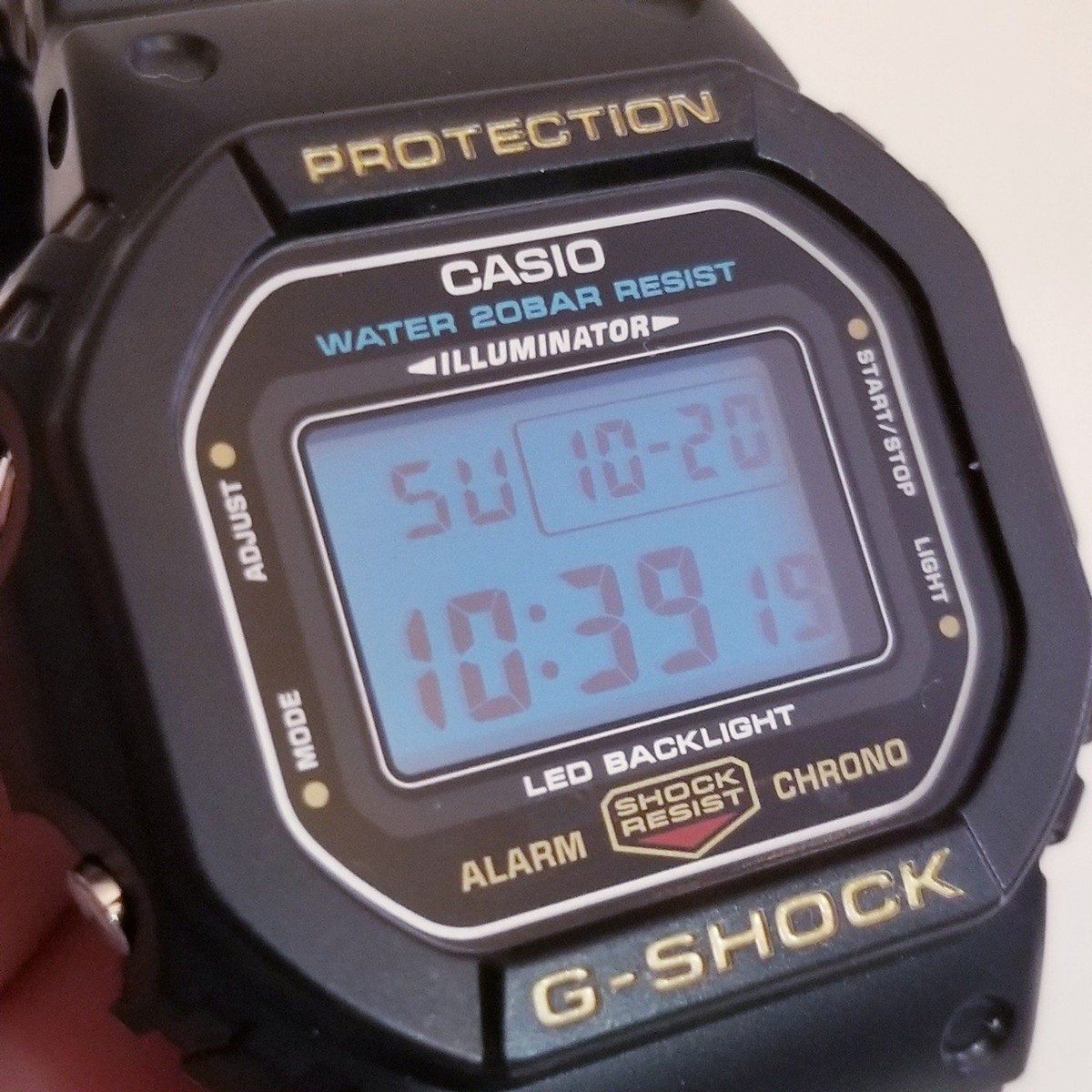 CASIO ILLUMINATOR DW5600E フルカスタム SUB【G-SHOCKカスタム】DW-5600E-1×銀メタルパーツ metal custom