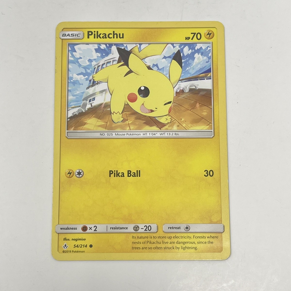Pokemon TCG Pikachu Pika Ball 54/214 Regular Common | eBay