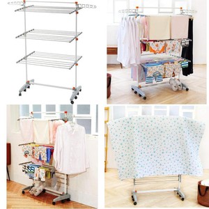 Idee Bdp V23 Foldable Rolling 3 Tier Clothes Laundry Drying Rack