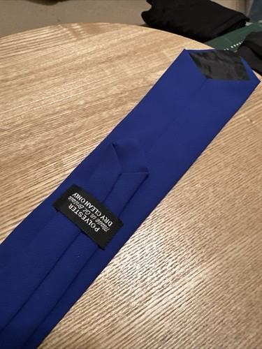 Ex Police Blue Clip on Tie. Used. 666. - Foto 4 di 5