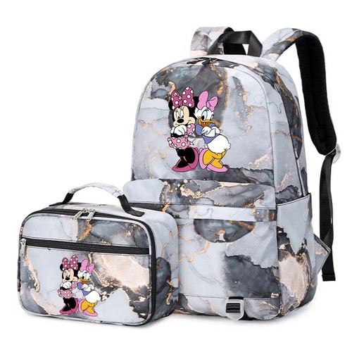 2 pz Topolino Minnie zaino multitasca borsa pranzo zaino set borsa scuola - Foto 42 di 56