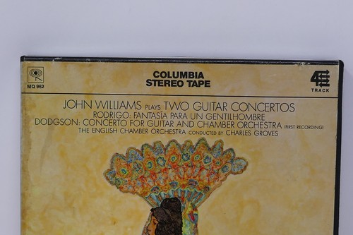 John Williams Plays 2 Guitar Concertos 4 Track Columbia Reel to Reel Tape MQ962 - Picture 5 of 10