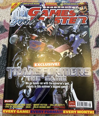 Issue 188 Games Master Magazine August 2007 Transformers The Game Exclusive
