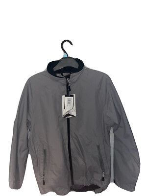 Men's Light Blue Henri Lloyd Heavy Quilted Rain Coat Jacket