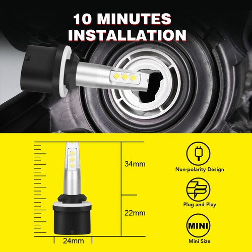 Para For 1997-2005 Buick Century/Regal LED faro + combinación de luz antiniebla - Picture 14 of 18
