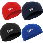 SPEEDO POLYESTER STRETCH SWIM CAP EASY FIT FABRIC SWIMMING HAIR CARE ADULT SIZE