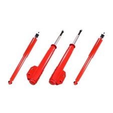 Mookeeh Stiff Shorter Front Rear Shocks For Lowered 87-93 Mustang V8 Gt Gs2834