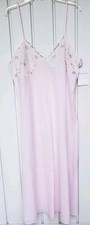 Eileen West Pink Floral Sleeveless Nightgown Size Large Cottagecore NEW