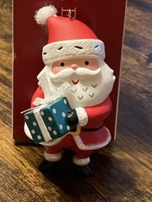 2024 Hallmark Keepsake WHAT A GIFT Santa Ornament 3.25" Original Box