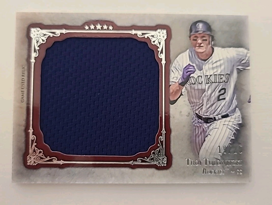 2013 Topps Five Star Jumbo Jersey Relic Troy Tulowitzki #FSJJR-TT