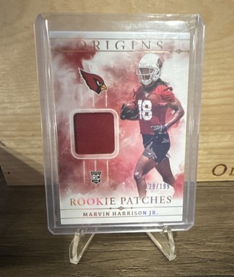 PANINI ORIGINS 2024 Marvin Harrison Jr. Rookie Patch #RPT-MHJ/199 CARDINALS