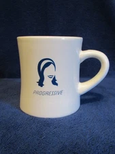 Progressive Insurance Flo Heavy Stoneware Coffee Mug Cup M Ware