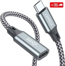 USB C Extension Cable 3.3Ft/1M/10Gbps USB 3.2 Type C 3.1 Male to Female