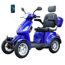 1000W All Terrain Heavy Duty 4 Wheels Mobility Scooter w/Adjustable Seat,510 Lbs
