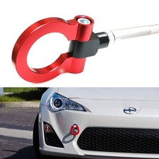 Red Track Racing Style Cnc Aluminum Tow Hook Ring For Scion Frs Subaru Brz Wrx