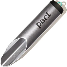 PACT Outdoors Backpacking Shovel: Lightweight Aluminum Trowel, Silver 
