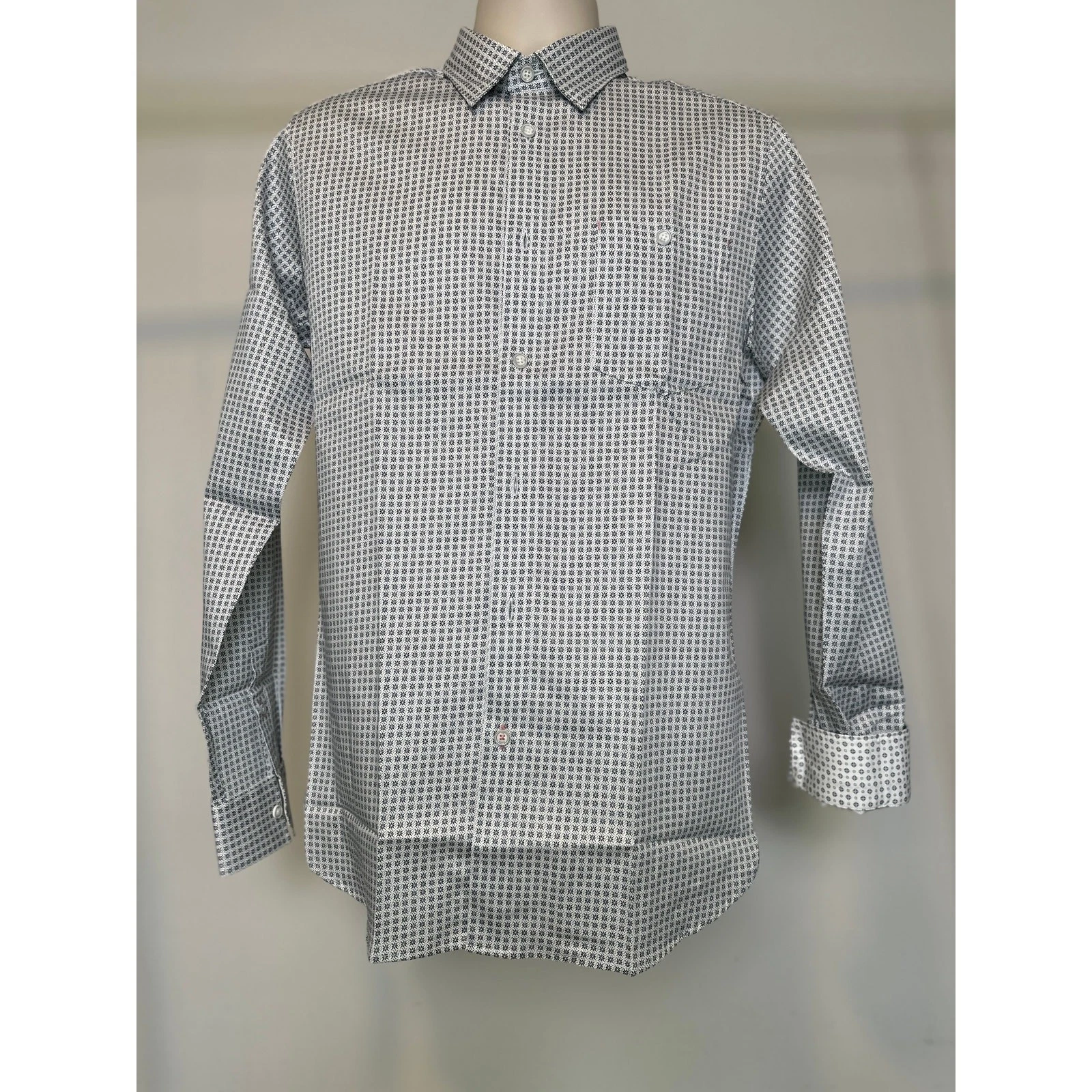 NWT Authentic Ted Baker Men's LS Floral Geo Print Shirt White Size 3 MSRP $165
Opens in a new window