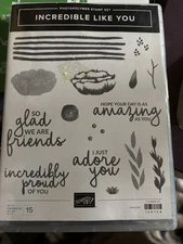 Stampin Up Incredible Like You Photopolymer Cling Stamp Set