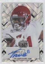 2022 Leaf Metal Draft Portrait Silver Wave 18/30 Traeshon Holden Auto 0l1