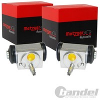 2X Metzger Radbremszylinder 19,05Mm Passend FüR Mitsubishi Colt Trommelbremse |