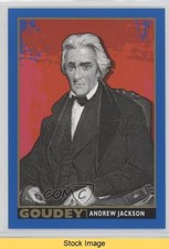 2017 Goodwin Champions Goudey Presidents Royal Blue Andrew Jackson #GP7 READ 0w6