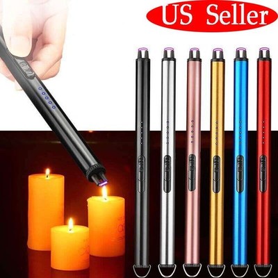 Cool Electric Lighters USB Rechargeable Candle BBQ, Cigarette Kitchen tool Fire