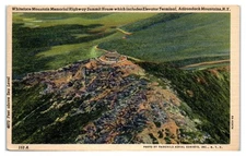 Postcard: 4872 Feet above Sea Level Whiteface Mountain Memorial Highwa