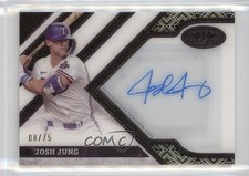 2025 Topps Tier One Clearly Perfect Auto 8/75 Josh Jung #CPA-JJ Auto 2oh