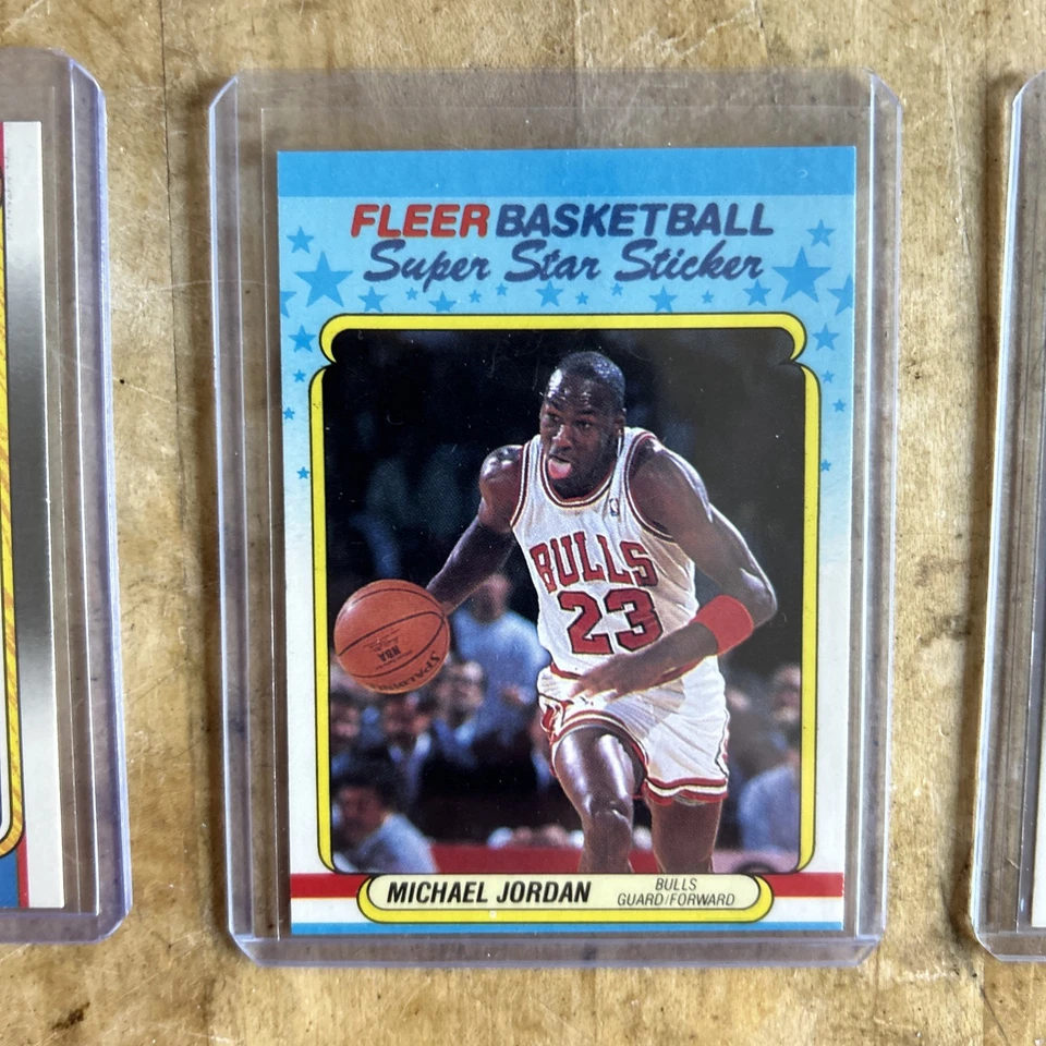 1988-89 Fleer Basketball Complete Set #1-132 w/ Stickers Michael Jordan  - Image 3 of 4