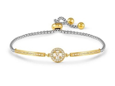 NOMINATION Royaldream Crystal Pave Steel Bracelet 029802/017 CERC