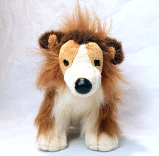 Ganz Webkinz Collie Retired Dog Plush Stuffed Animal Toy No Code HM149