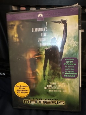 Star Trek Nemesis DVD NEW SEALED widescreen collection Movie