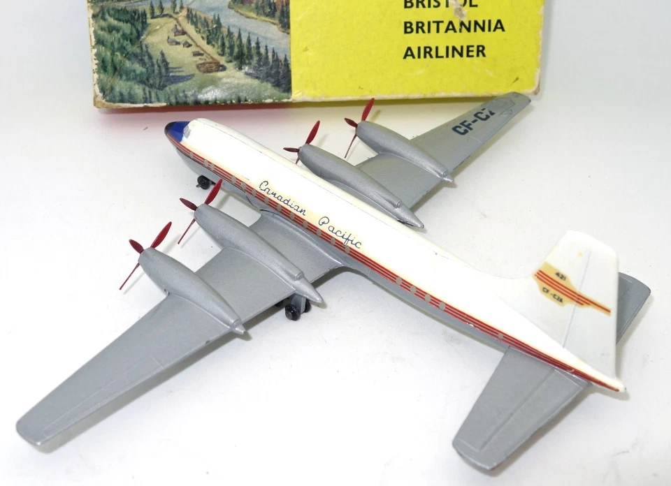 DINKY NO. Avión de pasajeros Bristol Britannia 998 - en caja Foto 4 de 4