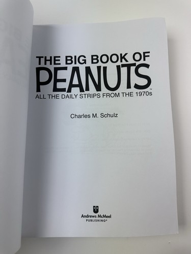 Big Book Of Peanuts Daily Strips From 1970s PB Schulz Comic Book Snoopy Lucy - Picture 4 of 10