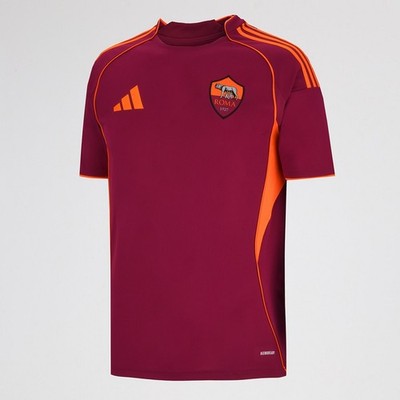NWT ADIDAS AEROREADY AS ROMA 25/26 HOME JERSEY JP4184 BURGUNDY