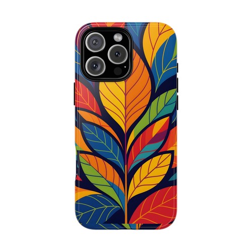 Funda Resistente Hoja Colorida, Cubierta de Teléfono Vibrante, Funda Protectora de Teléfono - Imagen 16 de 99