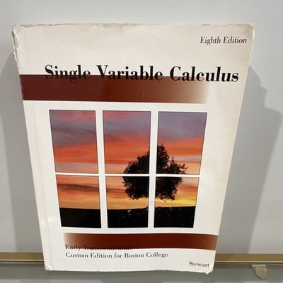 Stewart Early Transcendentals Single Variable Calculus 8th PB 2006 BC