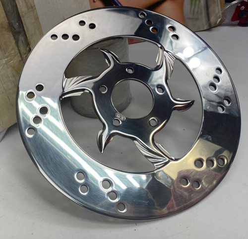 08-26 Harley Touring M8 Softail Sportster 11.8" Brake Disc Rotor Raven Front - Picture 7 of 8