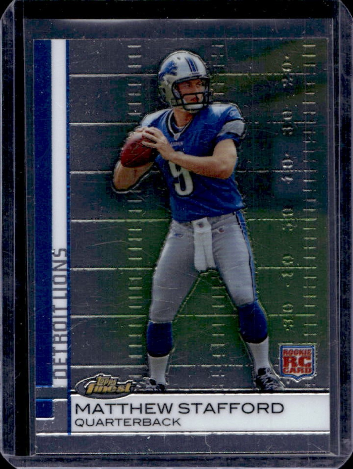 2009 Finest Matthew Stafford RC Rookie #100 Lions