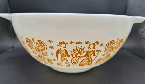 Pyrex Pumpkin Butterprint #442 Orange 1 1/2 Quart  Cinderella Bowl